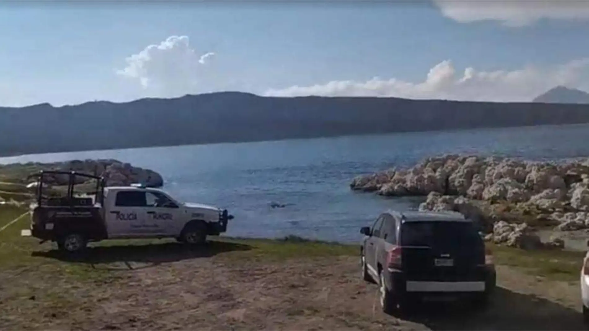 padre, madre e hijo, murieron ahogados la tarde de este domingo en la laguna de Alchichica 